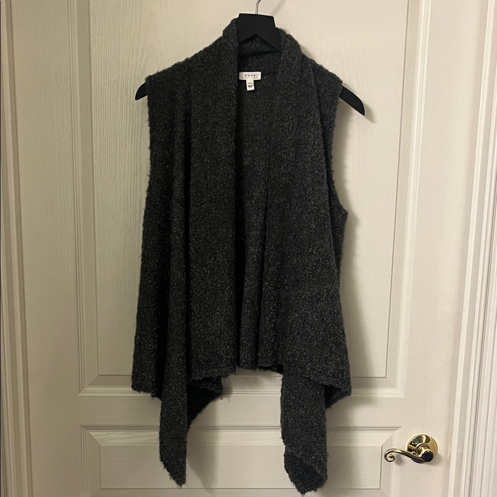Soft Joie Charcoal Knit Cardigan
